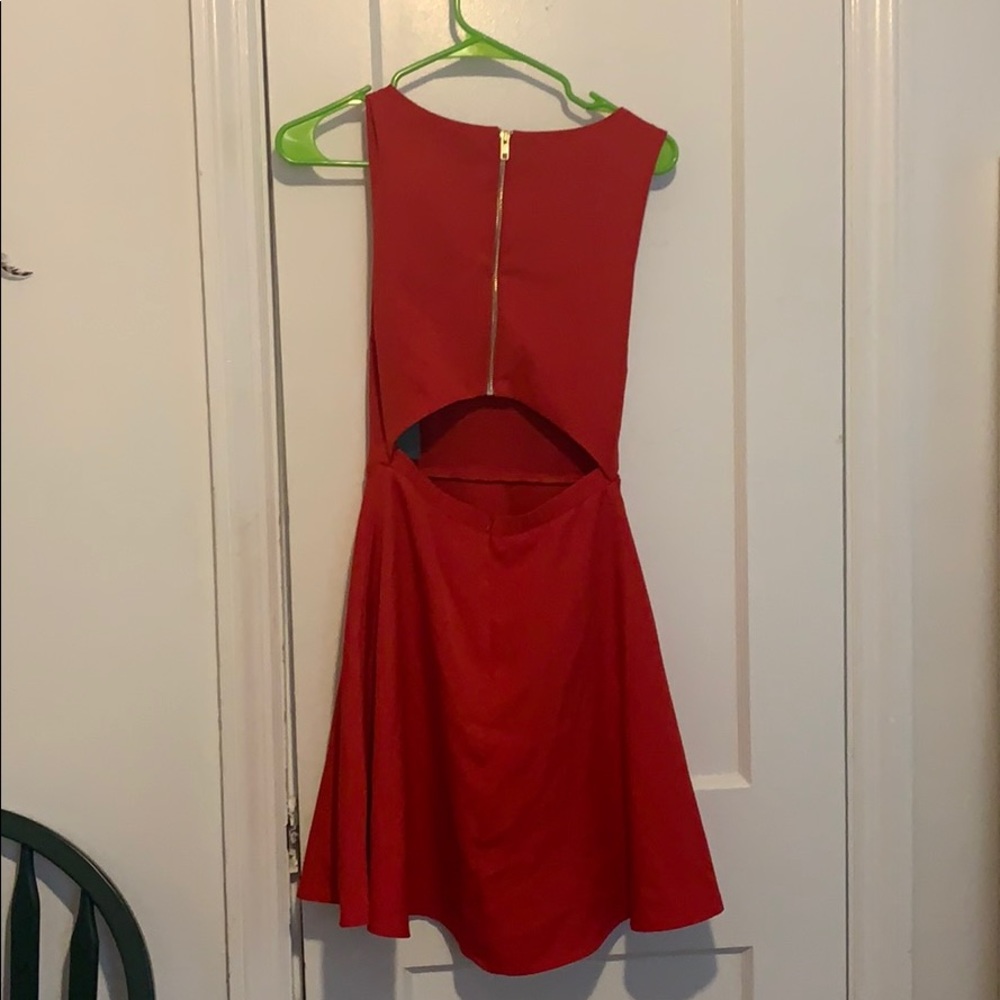 Red dress